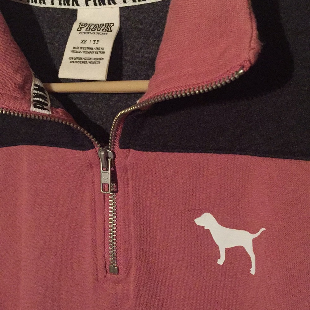 VS PINK half zip